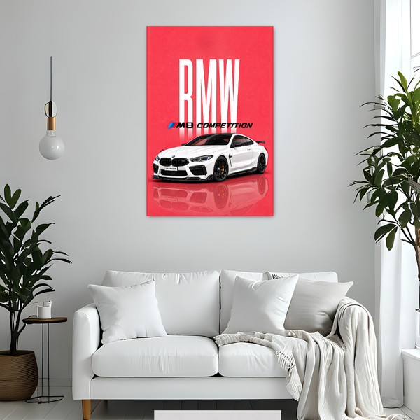 BMW M8 Competition Luxury Coupe Wall Art