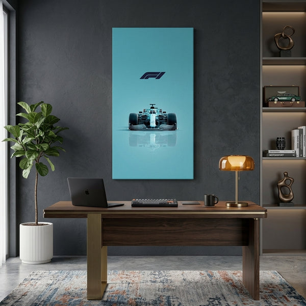 Formula 1 Racing Car Canvas Wall Art