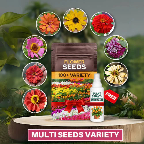 Buy Varieties of Flower Seeds (Pack of 100) And Get Plant Growth Supplement Free